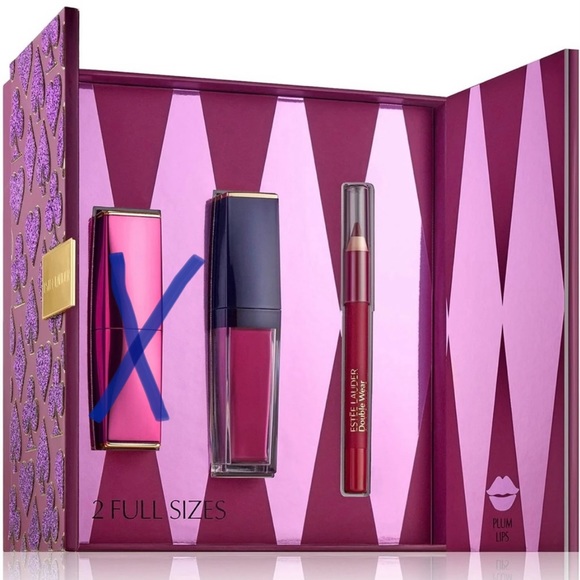 Brand New Estee Lauder Casino Royale Plum Lips - Picture 6 of 9